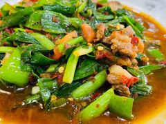 韭菜拌面-托克逊老四号餐厅
