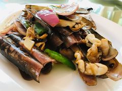 豉椒炒圣子王-辉记虾塘海鲜农庄