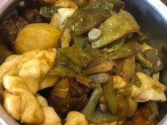 排骨豆角土豆粘卷子-粗粮人家·东北菜(洋桥店)