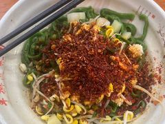 油泼面-手擀菠菜面(西康路店)