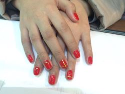 -孔雀手美甲美睫护理