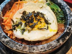 石锅牛肉拌饭-撒郎嘿·朝鲜民俗餐馆