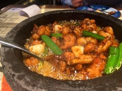 石锅杭椒牛蛙-桂满陇-西湖船宴(西单大悦城店)
