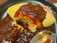 咖喱牛肉蛋包饭-北极星(梅田店)