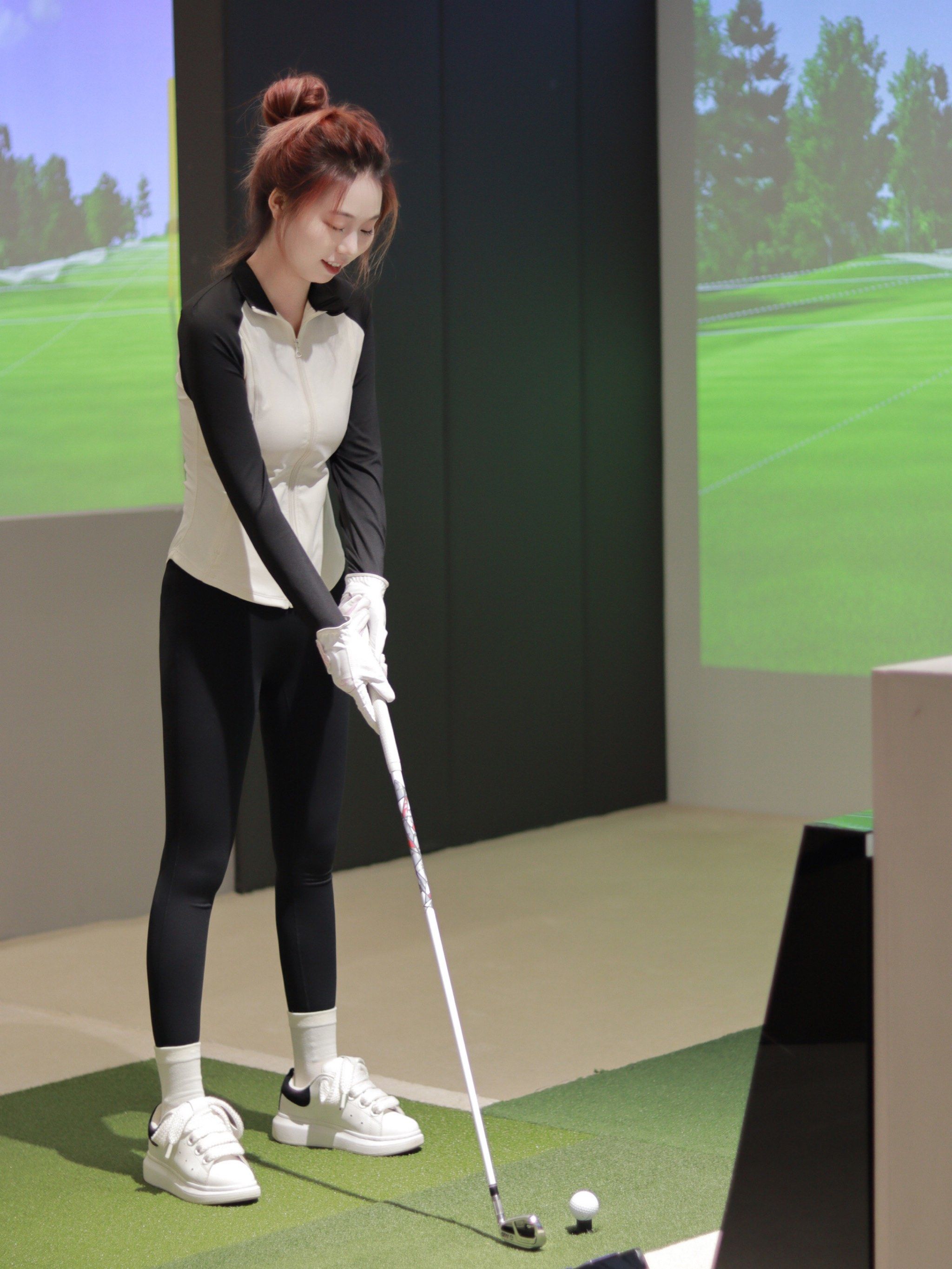 新手小白敲爱的室内高尔夫⛳️