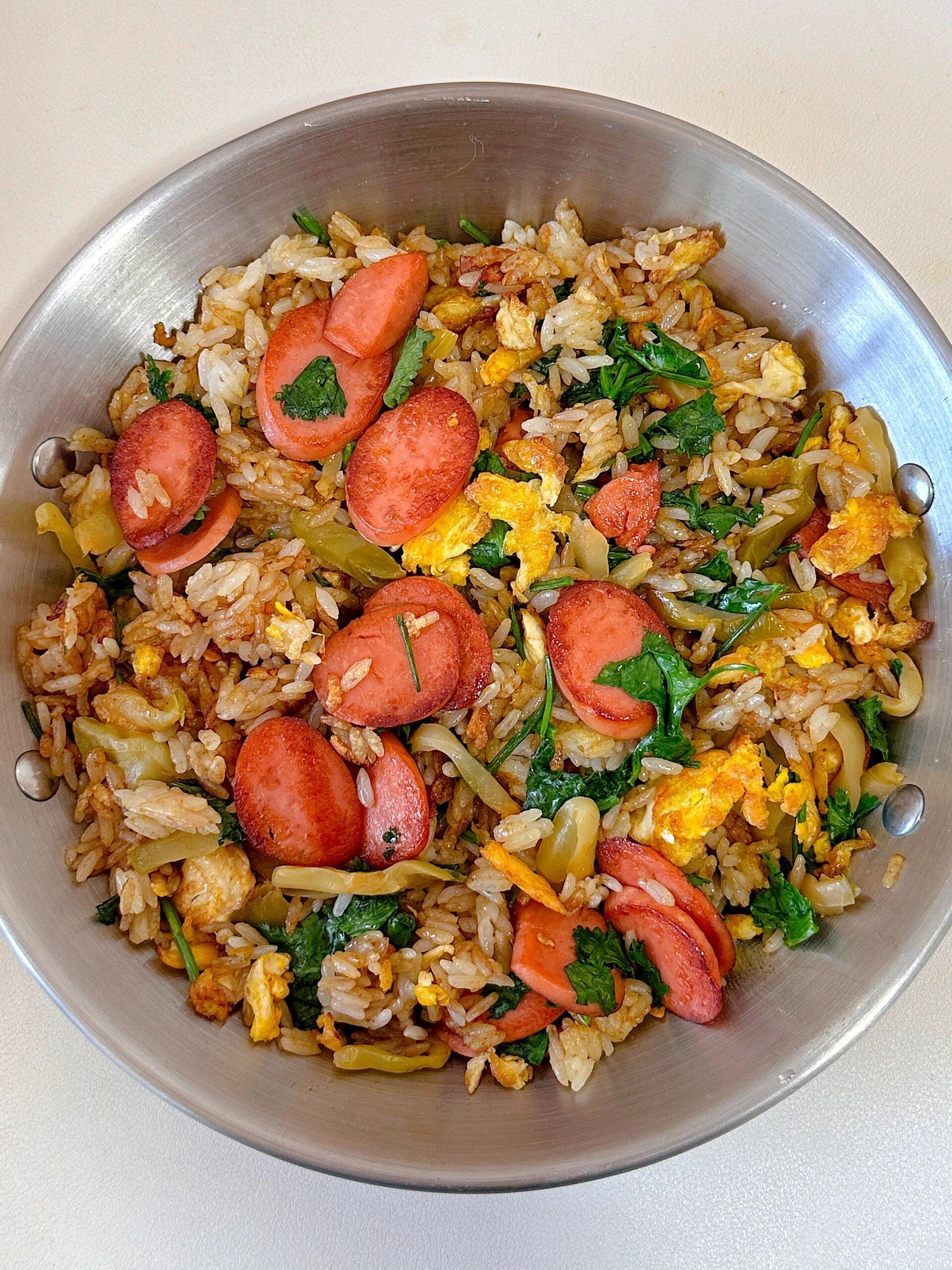 我做的这个榨菜炒饭!太太太好吃了751575157515