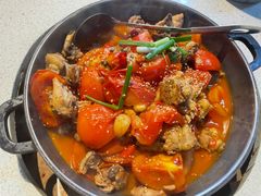 -贵州辣子鸡番茄鸡