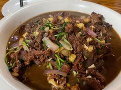 干锅黄牛肉-李东农庄(中南百草园地标店)