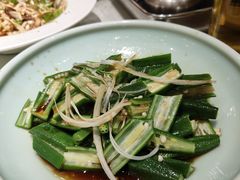 白灼秋葵-王厚元饺子·辽菜(浑南店)