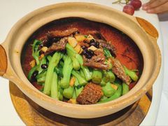 豆豉鲮鱼油麦菜-四季民福烤鸭店(望京旺角店)