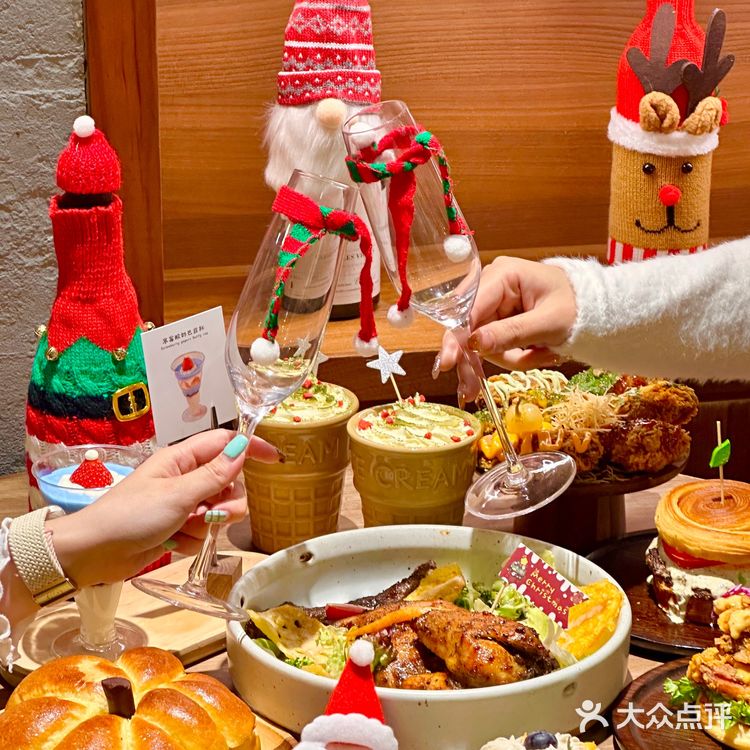 汕头的，花小钱吃了顿圣诞漂亮饭🎄