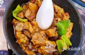 Large Serving of Huangfen Chicken with Rice