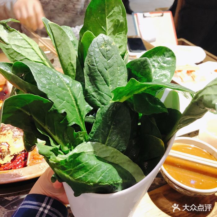 骉骉老火锅(王家湾店)-菠菜-菜-菠菜图片-武汉美食-大众点评网