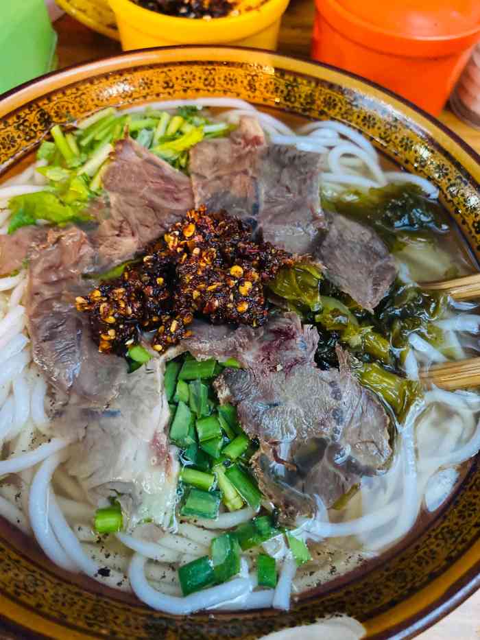 贵州遵义牛肉粉-"还可以吧,他们家的面个人感觉不咋地,上面.