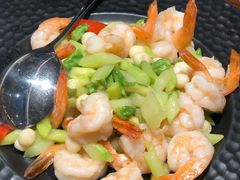 鸡头米炒凤尾虾-童福兴·南京菜(老门东店)