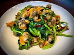 菠菜拌蚬子肉-高晓山馅饼店(牛庄百年店)