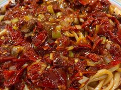-歹歹的加个面过油肉拌面