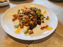 小炒茄子配米饭-厉家菜(金宝街店)