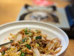 油渣炒高山娃娃菜-老阿爸鲜鱼土菜(独墅湖店)