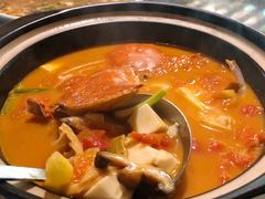 梭子蟹番茄豆腐煲-菲乐餐厅(三十年经营·湖滨路店)