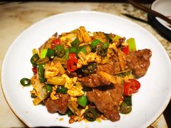 滑蛋小炒牛肉-绿茶餐厅(乐峰广场店)