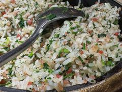 石锅荠菜腊味菜饭-苏乡兰亭·新派淮扬菜(吾悦广场店)