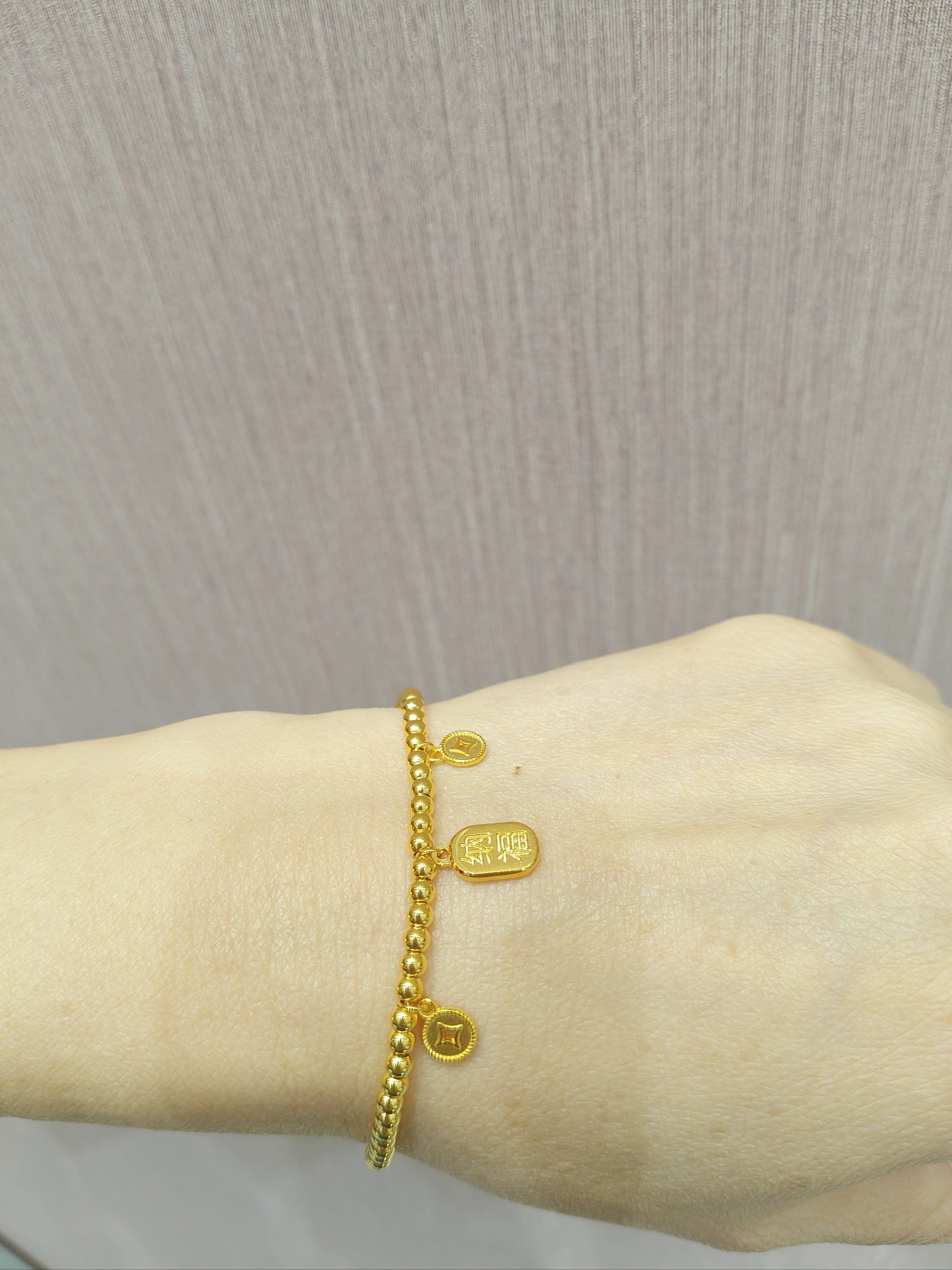 超好看的足金手链