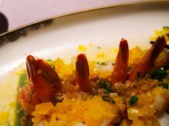 酸菜丝瓜蒸基围虾-柴门头啖汤·经典川菜·慢火汤品(锦城万达店)