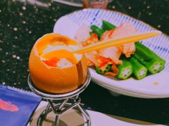 蟹籽鹅肝蒸蛋-大渔铁板烧(万象城店)