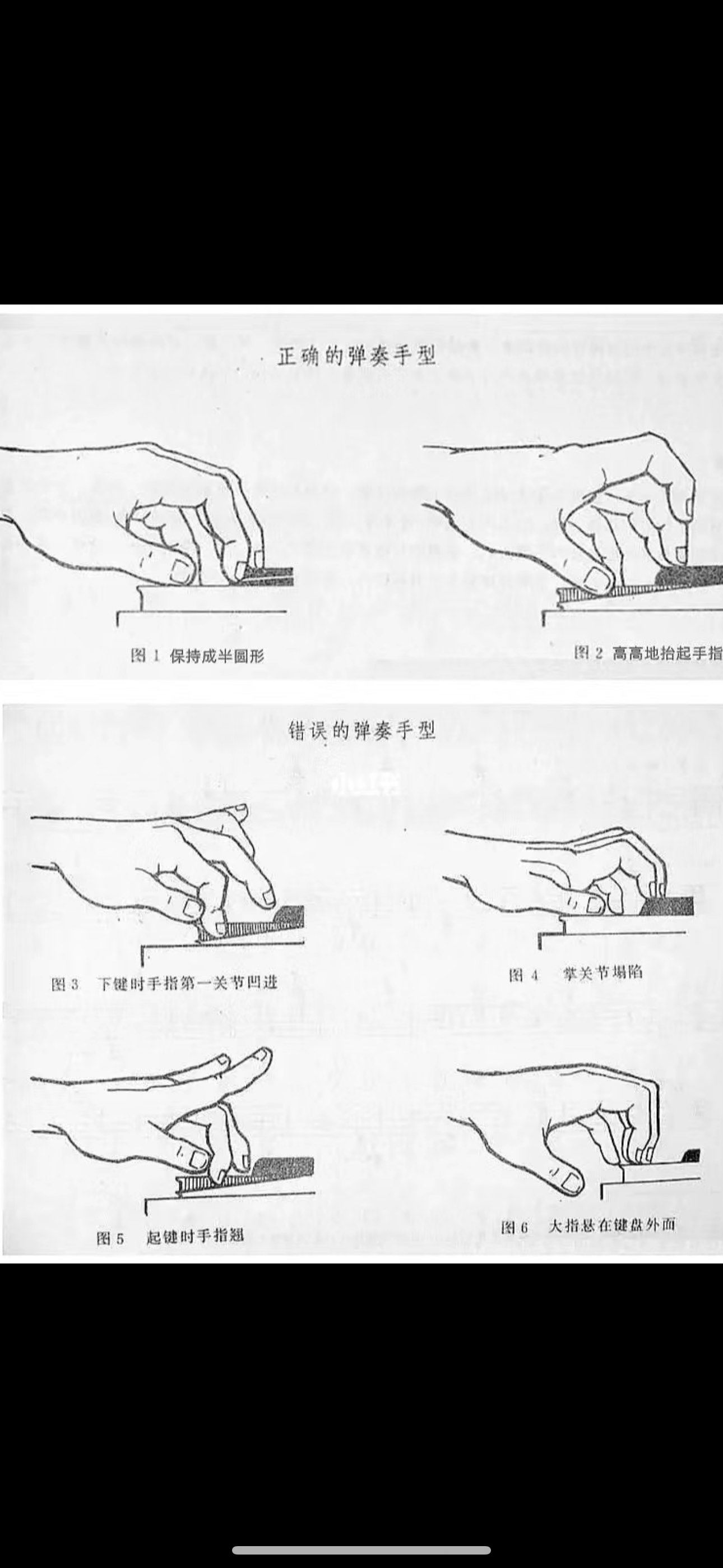 弹钢琴最正确的初学手型