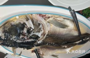 Steamed Bighead Carp with Oil and Salt