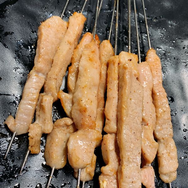 日式盐烤松板肉