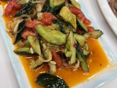 秘制凉拌黄瓜-马旭土鸡焖花卷新疆菜大盘鸡·真域顺西域美食(天马大道店)
