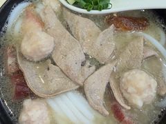 瘦叉肉丸猪肝濑粉-鑫馨餐厅