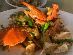 姜葱炒蟹-七鲜渔港美食餐厅(巽寮湾海景店)