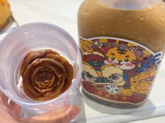 冠军玫瑰冰奶茶-柠檬树茶餐厅(海雅缤纷城店)