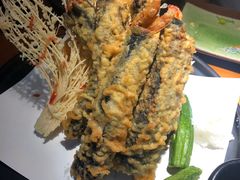 自制大虾天妇罗配柚子盐-鳗鱼家·深夜食堂(军博店)