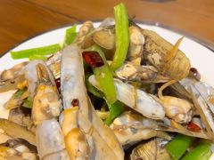 辣炒蛏子-威海九禧海鲜居渔水饺(经区店)