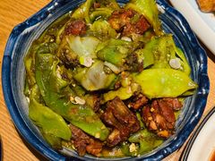 排骨焖油豆角-金勺缘东北菜馆(牡丹园店)