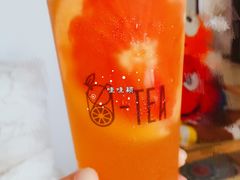 满杯西柚-茶百道(柏威年店)