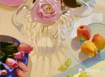 如果给你一盆花朵，你能把它画成美丽的油画吗