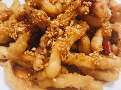 特色鱿鱼条-天伦海鲜·老味道·青岛菜(栈桥天主教堂店)