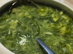 下锅烂蚬肉鸡蛋汤-子霖南山鲜虾面(南山总店)