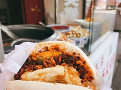 蛋菜夹馍-老马家马蓉蛋菜夹馍·腊牛肉夹馍(回民街店)