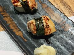 芒果鹅肝寿司-赤坂亭·M9和牛烧肉·铁板烧·日料398放题(长泰广场店)