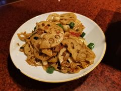 小炒藕片-绿茶餐厅(华联万柳店)