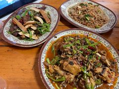 竹米炒肉末-农家土菜老煨锅(木鱼镇店)