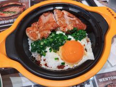 脆皮葱油鸡扒饭-文通冰室(新达汇店)