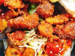 香酥鸡柳拌饭-中央财经大学-食堂