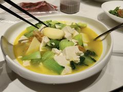 青菜茨菇豆腐油渣-道道鲜·崇明私房菜(五角场店)